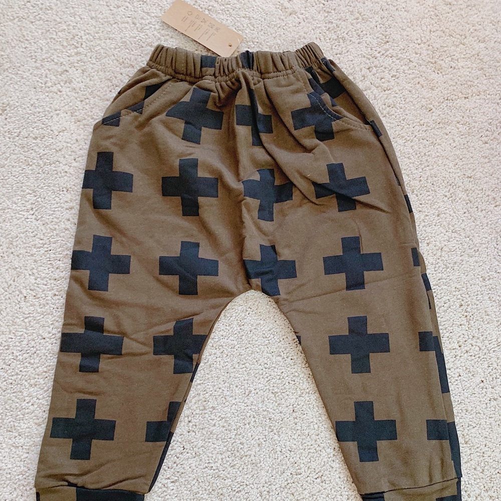 Toddler Boy Cross Pants - Green